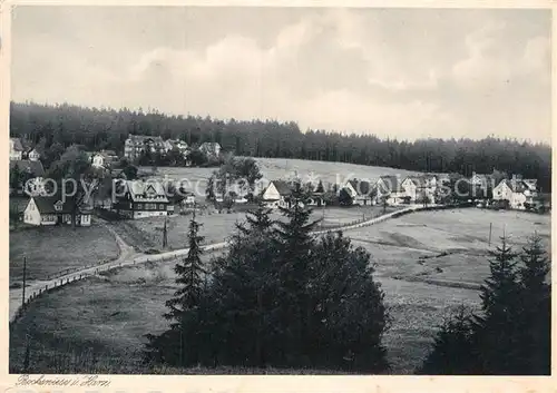 AK / Ansichtskarte Bockswiese Hahnenklee Harz Panorama Kupfertiefdruck Kat. Goslar