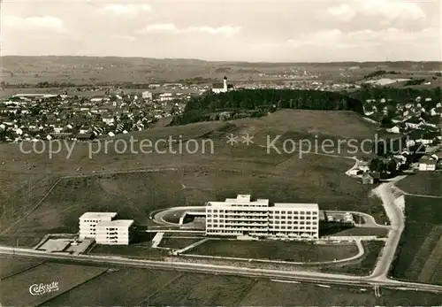 AK / Ansichtskarte Marktoberdorf Kreiskrankenhaus Fliegeraufnahme Kat. Marktoberdorf