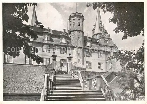AK / Ansichtskarte oehringen Hohenlohe Schloss Serie Burgen und Schloesser Jugendherbergsgroschen 1960 Nr 34 Sammlung aus 50 Karten Kat. oehringen