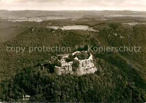 AK / Ansichtskarte Neuffen Burg Hohenneuffen Fliegeraufnahme Kat. Neuffen