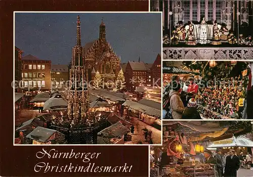 AK / Ansichtskarte Nuernberg Christkindlesmarkt Kat. Nuernberg