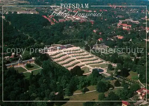 AK / Ansichtskarte Potsdam Fliegeraufnahme Schloss Sanssouci Kat. Potsdam