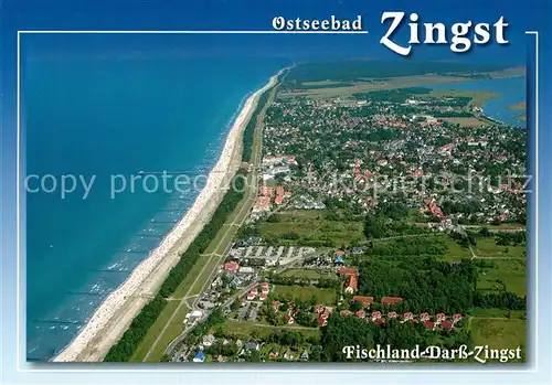 AK / Ansichtskarte Zingst Ostseebad Fliegeraufnahme Fischland Darss Zingst Kat. Zingst Darss