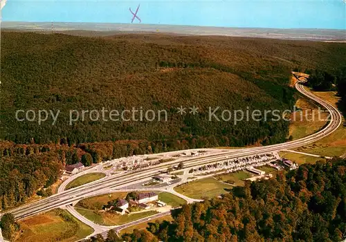 AK / Ansichtskarte Rohrbrunn Autobahn Rasthaus im Spessart Fliegeraufnahme Kat. Weibersbrunn