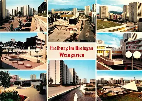 AK / Ansichtskarte Freiburg Breisgau Weingarten Stadtansichten Kat. Freiburg im Breisgau