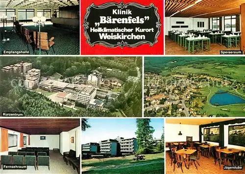 AK / Ansichtskarte Weiskirchen Saar Klinik Baerenfels  Kat. Weiskirchen Saar
