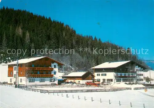 AK / Ansichtskarte Flachau Jugendgaestehaus Hanneshof Winter Kat. Flachau