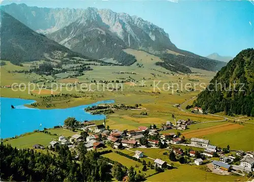 AK / Ansichtskarte Walchsee Tirol Fliegeraufnahme Zahmer Kaiser Kat. Walchsee