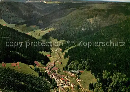 AK / Ansichtskarte Bad Rippoldsau Schwarzwald Fliegeraufnahme Kniebis Kat. Bad Rippoldsau Schapbach