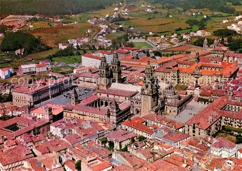 AK / Ansichtskarte Santiago de Compostela Fliegeraufnahme Kat. Santiago de Compostela
