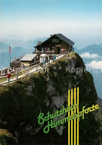 AK / Ansichtskarte St Wolfgang Salzkammergut Schutzhaus Himmelspforte Kat. St. Wolfgang im Salzkammergut