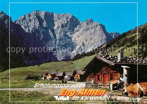AK / Ansichtskarte Eng Hinterriss Tirol Eng Almen im Karwendel