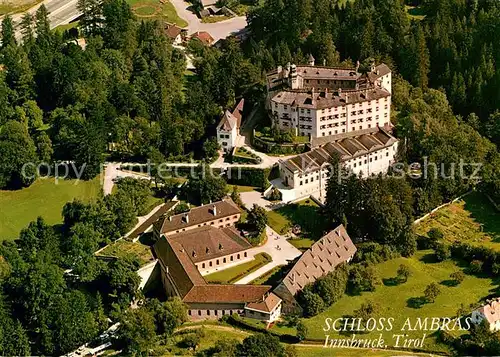 AK / Ansichtskarte Innsbruck Fliegeraufnahme Schloss Ambras Kat. Innsbruck