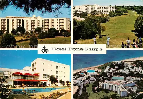 AK / Ansichtskarte Almansil Hotel Dona Filipa Fliegeraufnahme Golf Strand