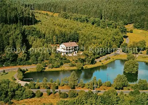 AK / Ansichtskarte Ronshausen Fliegeraufnahme Hotel Restaurant Immensee Kat. Ronshausen