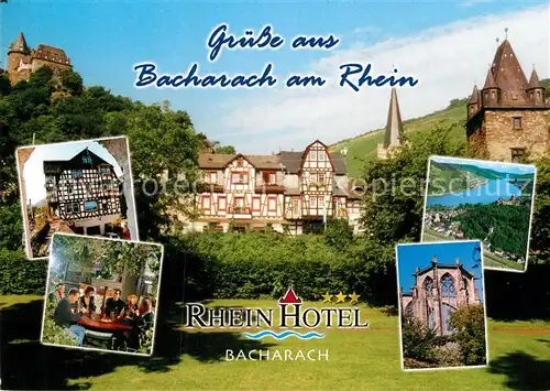 AK / Ansichtskarte Bacharach Rhein Rhein Hotel Kat. Bacharach
