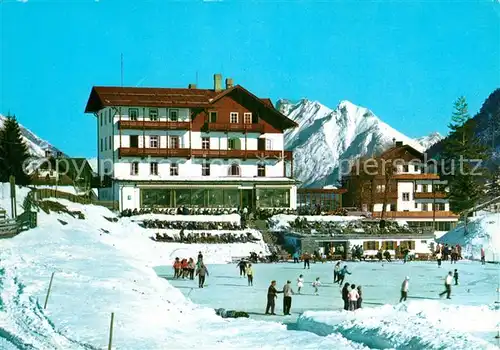 AK / Ansichtskarte Seefeld Tirol Hotel Wetterstein Eisbahn Kat. Seefeld in Tirol