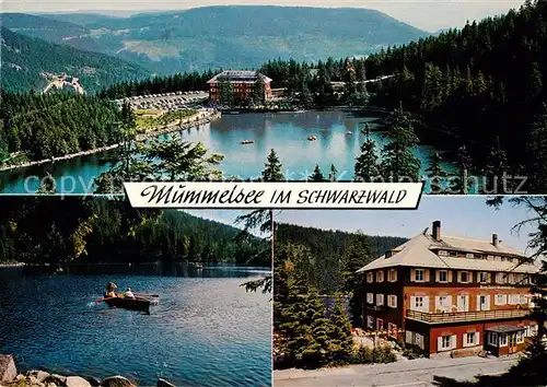 AK / Ansichtskarte Mummelsee Berghotel Seepartien Kat. Seebach