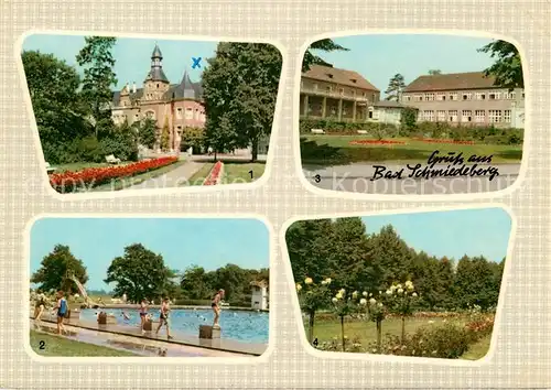 AK / Ansichtskarte Bad Schmiedeberg Kurhaus Freibad Eisenmoorbad Sonnenpark Kat. Bad Schmiedeberg Duebener Heide