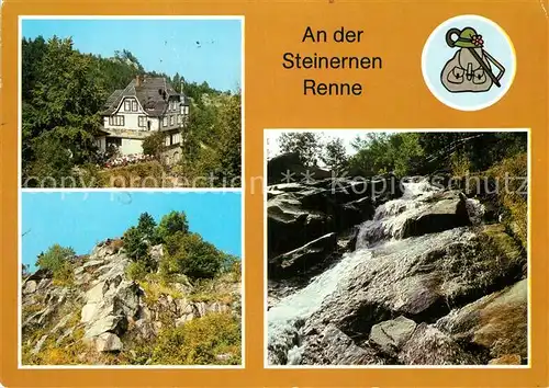 AK / Ansichtskarte Wernigerode Harz Ferienheim Steinerne Renne Renneklippen Steinerne Renne Kat. Wernigerode