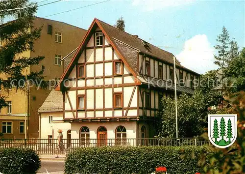 AK / Ansichtskarte Thalheim Erzgebirge Deutsches Eck Gaststaette und Hotel Kat. Thalheim Erzgebirge