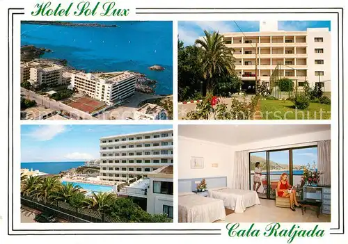 AK / Ansichtskarte Cala Ratjada Mallorca Fliegeraufnahme  Hotel Sol Lux  Gaestezimmer Kat. Spanien