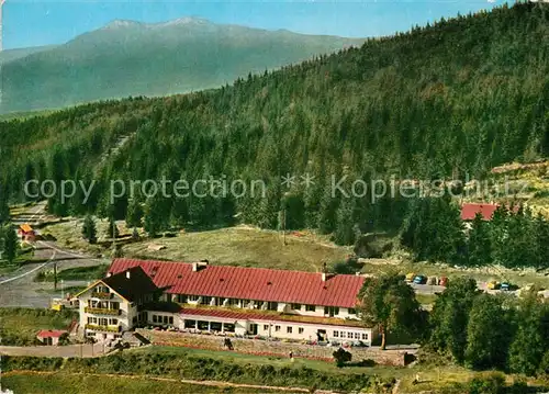 AK / Ansichtskarte Bayerisch Eisenstein Sporthotel Brennes Fliegeraufnahme  Kat. Bayerisch Eisenstein