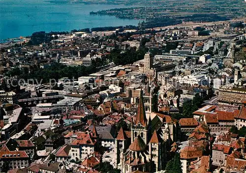 AK / Ansichtskarte Lausanne VD Vue aerienne Kat. Lausanne