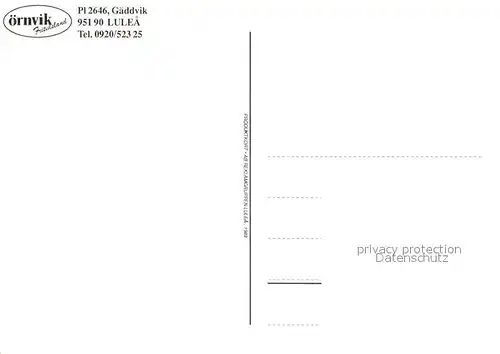 AK / Ansichtskarte Lulea oernvik Fritidsland Details Kat. Lulea
