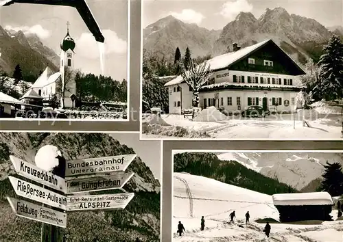 AK / Ansichtskarte Grainau Hotel Alpspitz Kat. Grainau