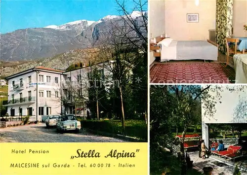 AK / Ansichtskarte Malcesine Lago di Garda Hotel Stella Alpina Kat. Malcesine