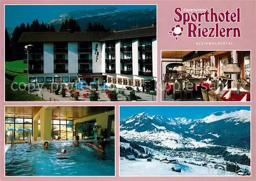AK / Ansichtskarte Riezlern Kleinwalsertal Vorarlberg Sporthotel Riezlern Kat. Mittelberg