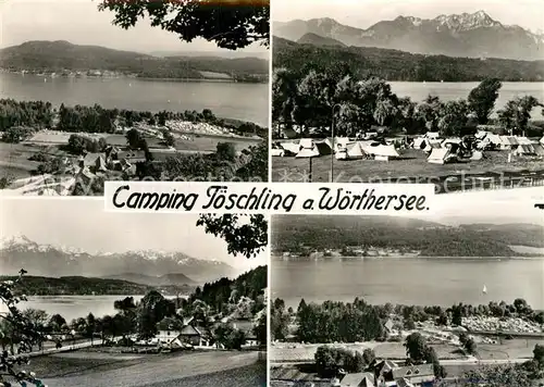 AK / Ansichtskarte Toeschling Poertschach Woerthersee Camping