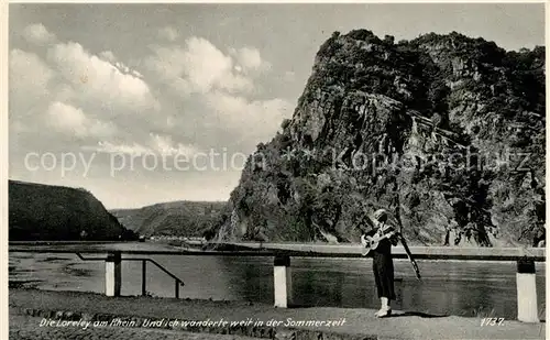 AK / Ansichtskarte St Goarshausen Loreley Kat. Sankt Goarshausen