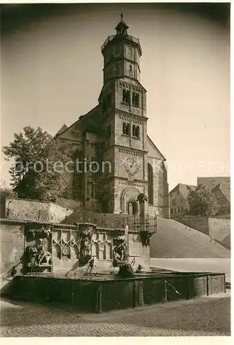 AK / Ansichtskarte Schwaebisch Hall Michaeliskirche Kat. Schwaebisch Hall