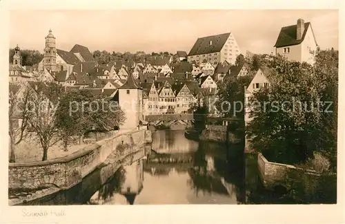 AK / Ansichtskarte Schwaebisch Hall Panorama Kat. Schwaebisch Hall