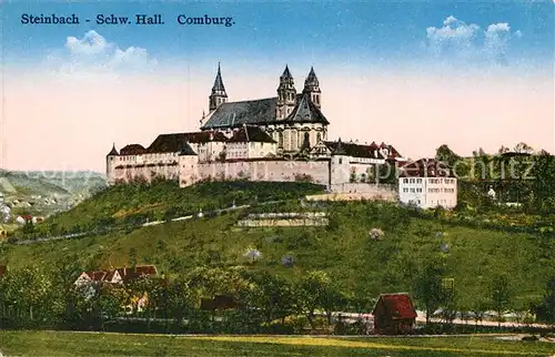 AK / Ansichtskarte Steinbach Schwaebisch Hall Schloss Comburg Kat. Schwaebisch Hall