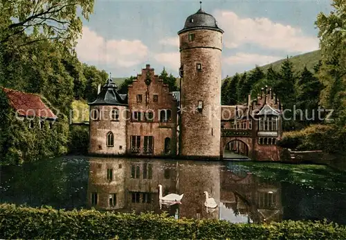 AK / Ansichtskarte Mespelbrunn Schloss Kat. Mespelbrunn