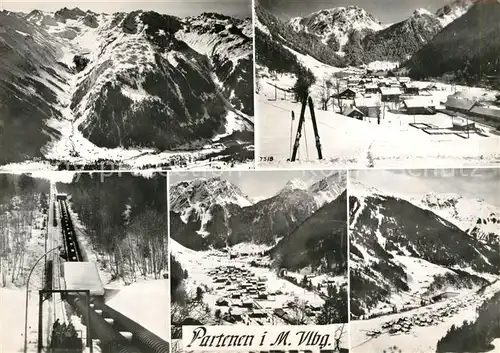 AK / Ansichtskarte Partenen Vorarlberg Panorama Wintersportplatz Alpen Kraftwerk Kat. Gaschurn