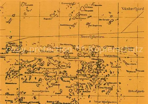 AK / Ansichtskarte Vaenoe Landkarte Archipel