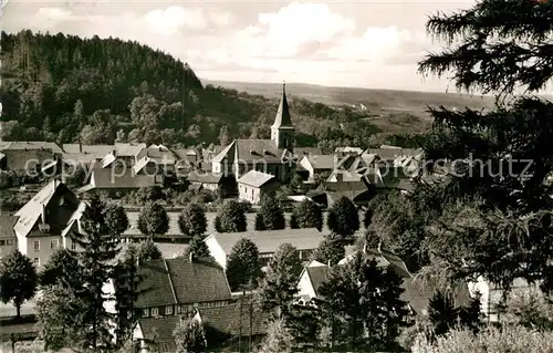 AK / Ansichtskarte Scharzfeld Ortsansicht mit Kirche Kat. Herzberg am Harz