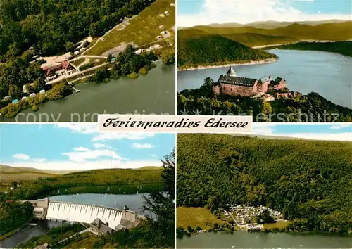 AK / Ansichtskarte Edersee Ferienparadies Schloss Kat. Edertal