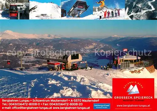 AK / Ansichtskarte Mauterndorf Schlossberg Grosseck Speiereck Winter Kat. Mauterndorf