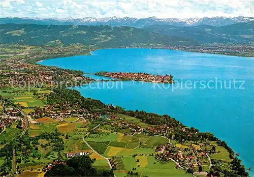 AK / Ansichtskarte Lindau Bodensee Fliegeraufnahme Bregenzer Bucht Kat. Lindau (Bodensee)