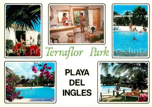 AK / Ansichtskarte Playa del Ingles Gran Canaria Terraflor Park Swimmingpool  Kat. San Bartolome de Tirajana