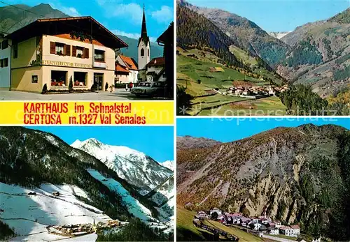 AK / Ansichtskarte Karthaus Schnalstal Vinschgau Kirche Panorama  Kat. 