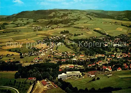 AK / Ansichtskarte Gersfeld Rhoen Fliegeraufnahme Kat. Gersfeld (Rhoen)