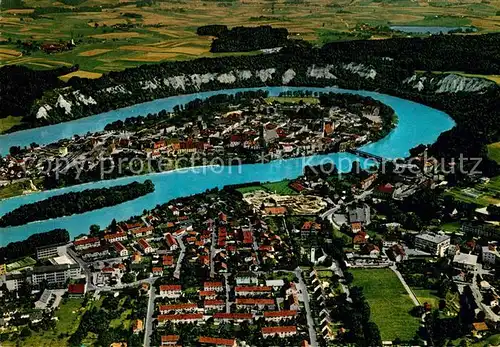 AK / Ansichtskarte Wasserburg Inn Fliegeraufnahme Kat. Wasserburg a.Inn