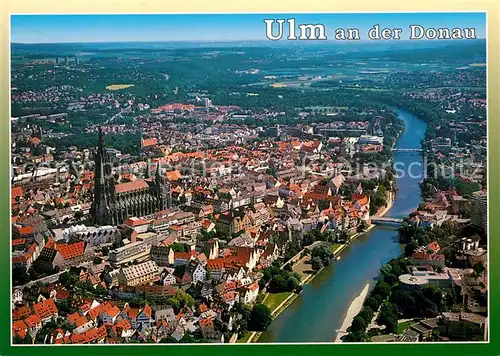 AK / Ansichtskarte Ulm Donau Fliegeraufnahme Kat. Ulm