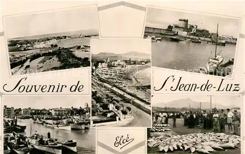 AK / Ansichtskarte Saint Jean de Luz Hafen Festung Kat. Saint Jean de Luz